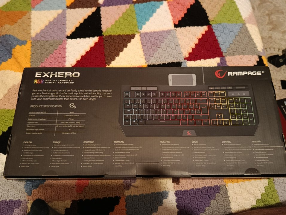 RAMPAGE KB-R105 EXHERO MEKANİK KLAVYE - Görsel 3