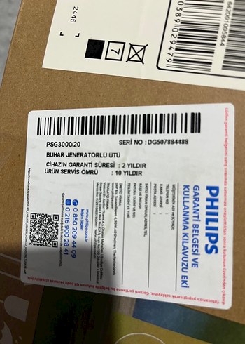 Philips Philips Buhar Jeneratörlü Ütü Beyaz Gri