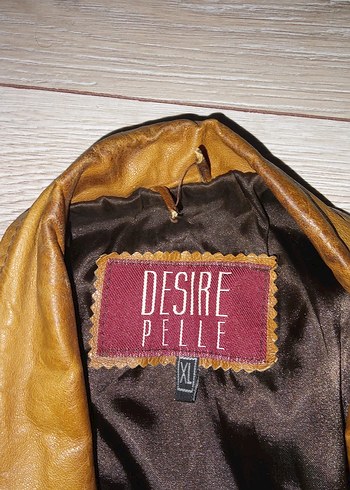 Kahverengi Deri Ceket - Görsel 4