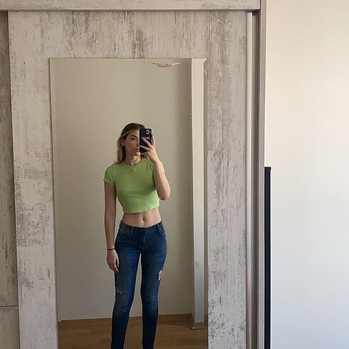 Düşük bel bershka jean