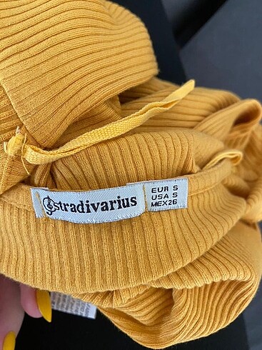 s Beden Sarı stradivarius büstiyer