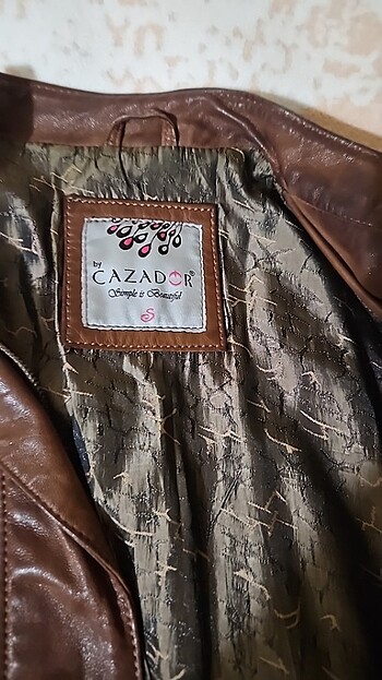 Diğer Cazador orjinal kuzu derisi taba ceket