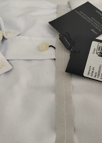 NetWork Beyaz uzun Kollu Erkek Gömlek - Görsel 3