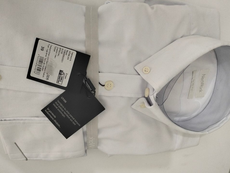 NetWork Beyaz uzun Kollu Erkek Gömlek - Görsel 2