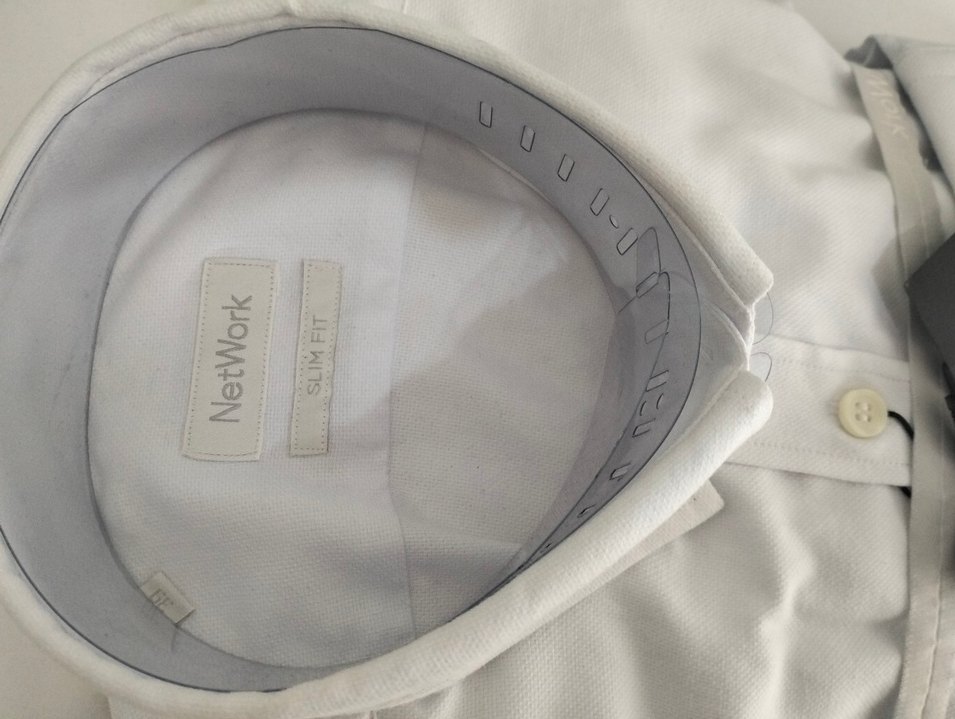 NetWork Beyaz uzun Kollu Erkek Gömlek - Görsel 4