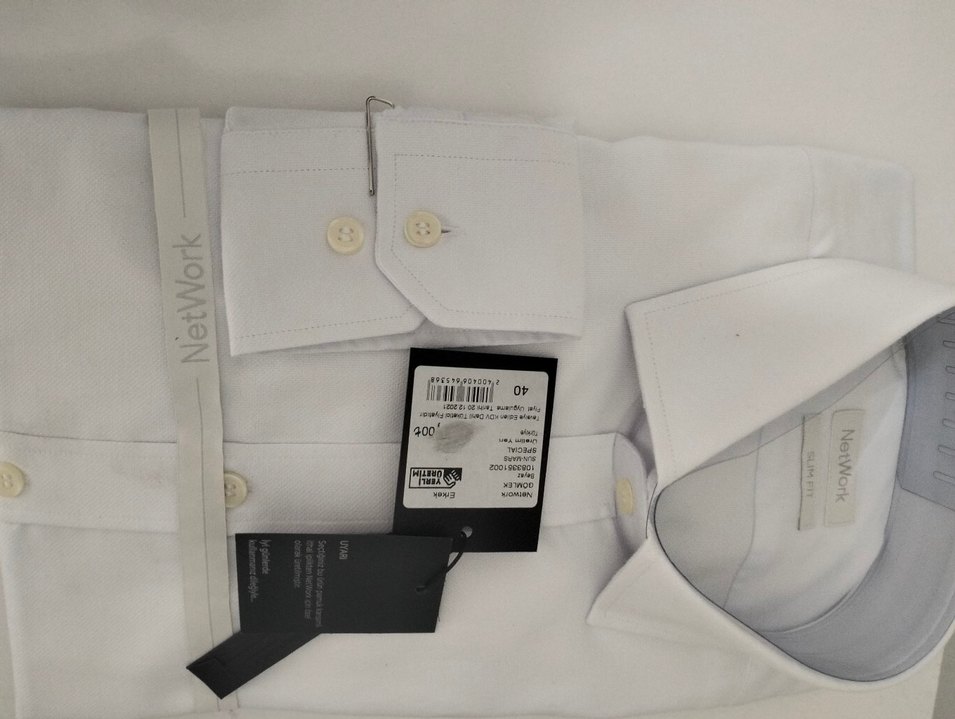 NetWork Beyaz Erkek Uzun Kollu Gömlek - Görsel 2