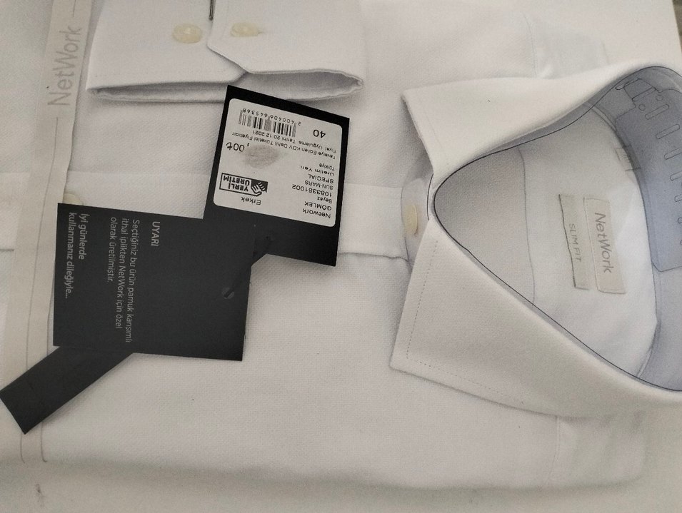 NetWork Beyaz Erkek Uzun Kollu Gömlek - Görsel 3