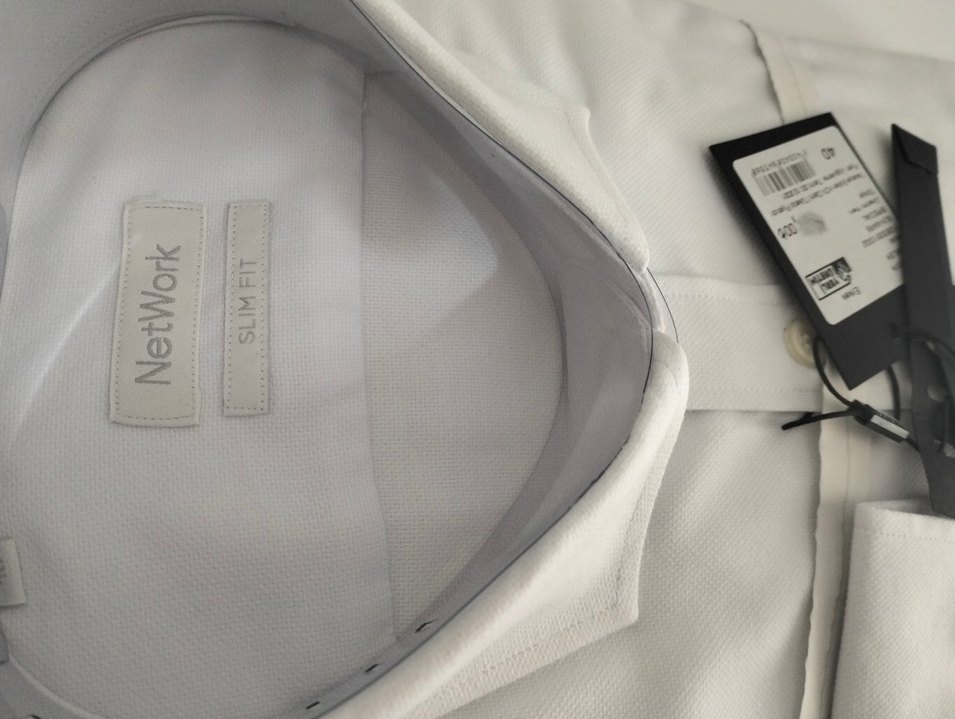 NetWork Beyaz Uzun Kollu Erkek Gömlek - Görsel 4