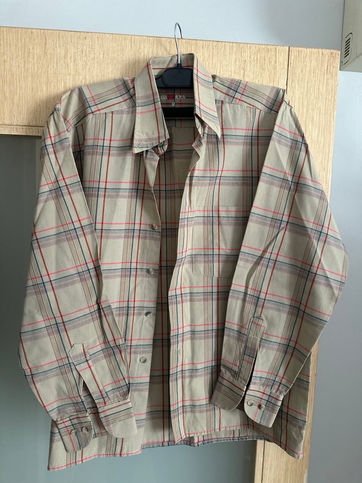 Düğmeli Uzun Kollu Erkek Gömlek - Görsel 2