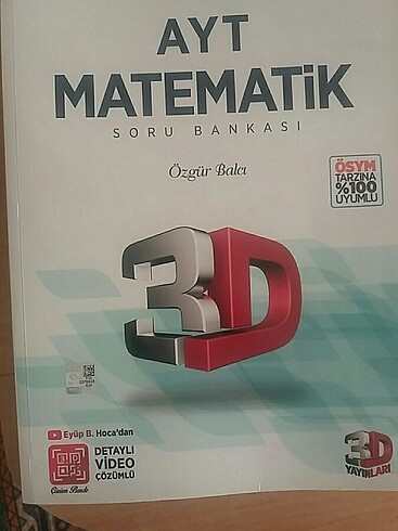 3D yayınları AYT kitapları