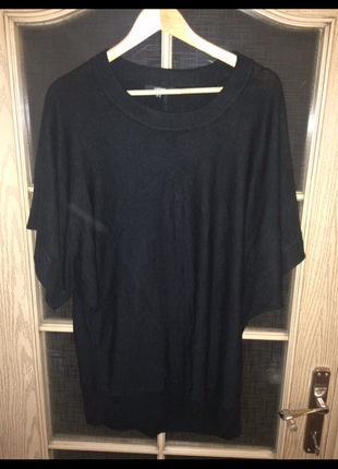 American Eagle Outfitters Koton xl yün siyah tunik sıfır