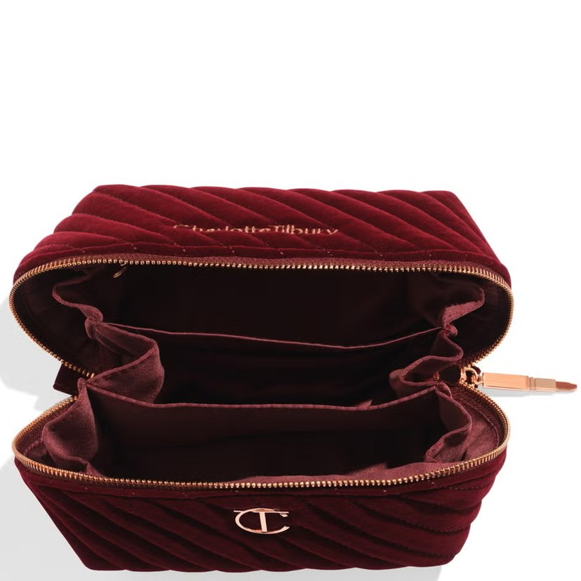 Charlotte tilbury velvet makeup bag - Görsel 2