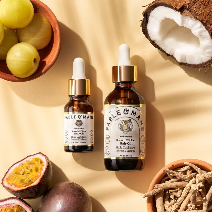 Fable & Mane smooth and shine hair oil - Görsel 3