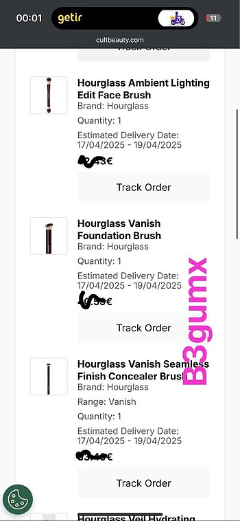 Beden Renk Hourglass ambient edit face brush