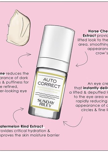  Beden Sunday riley auto eye contour cream