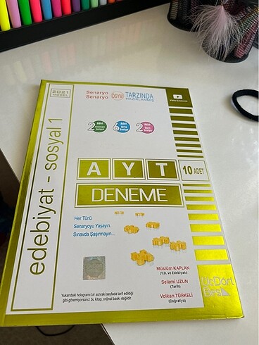 Ayt edebiyat sosyal deneme üçdörtbeş