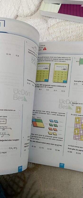  tyt matematik üçdörtbeş yayınları