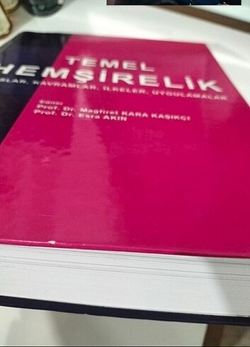Hemşirelik esaslar kitabı