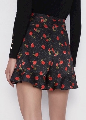 Zara Şort Etek - Görsel 3