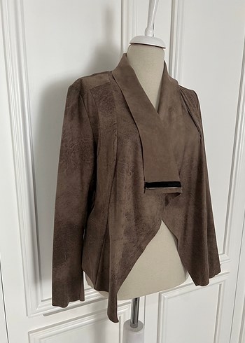 Zara İnce Süet Ceket - Görsel 2