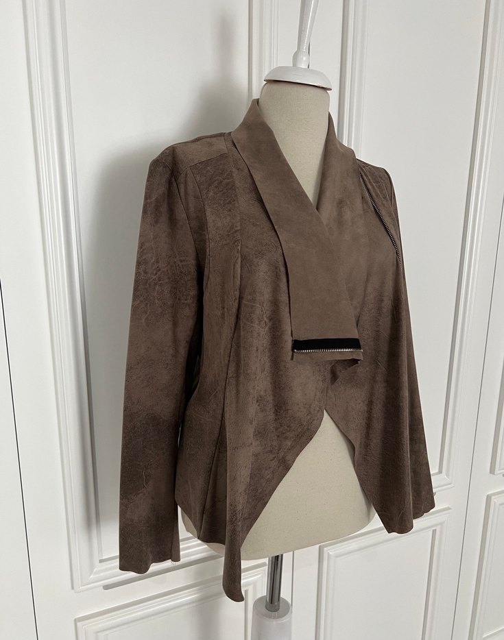 Zara İnce Süet Ceket - Görsel 2
