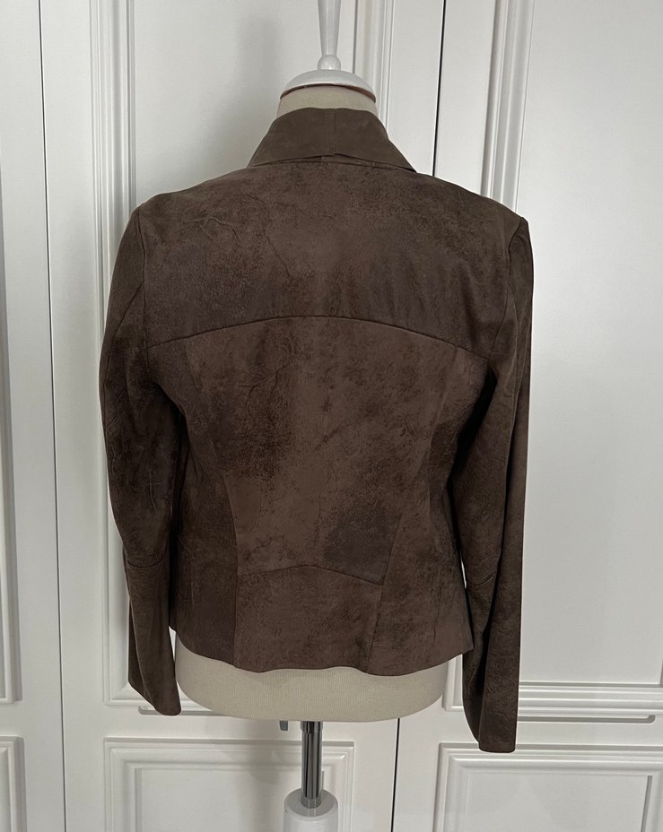 Zara İnce Süet Ceket - Görsel 5