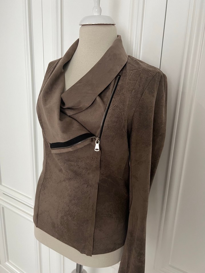 Zara İnce Süet Ceket - Görsel 3