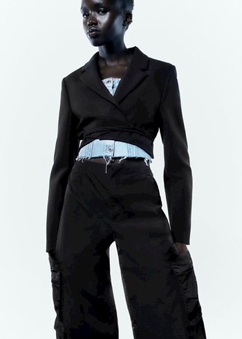 Zara Kargo  Pantolon - Görsel 5