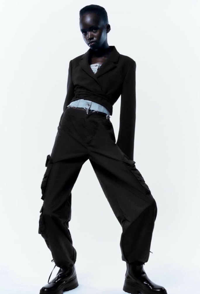 Zara Kargo  Pantolon - Görsel 4