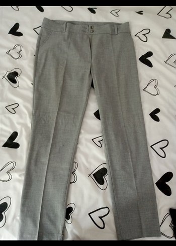 Gri Kumaş Pantolon - Görsel 2