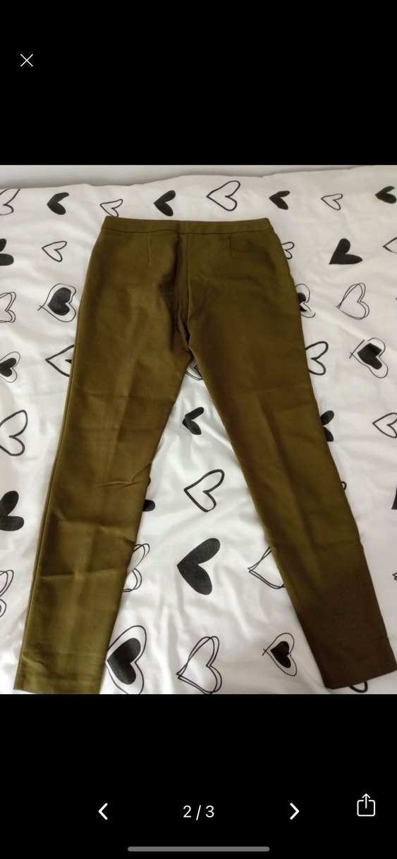 Defacto Haki Kumaş Pantolon - Görsel 2