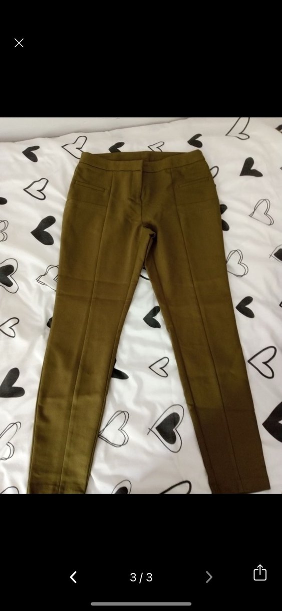 Defacto Haki Kumaş Pantolon - Görsel 3