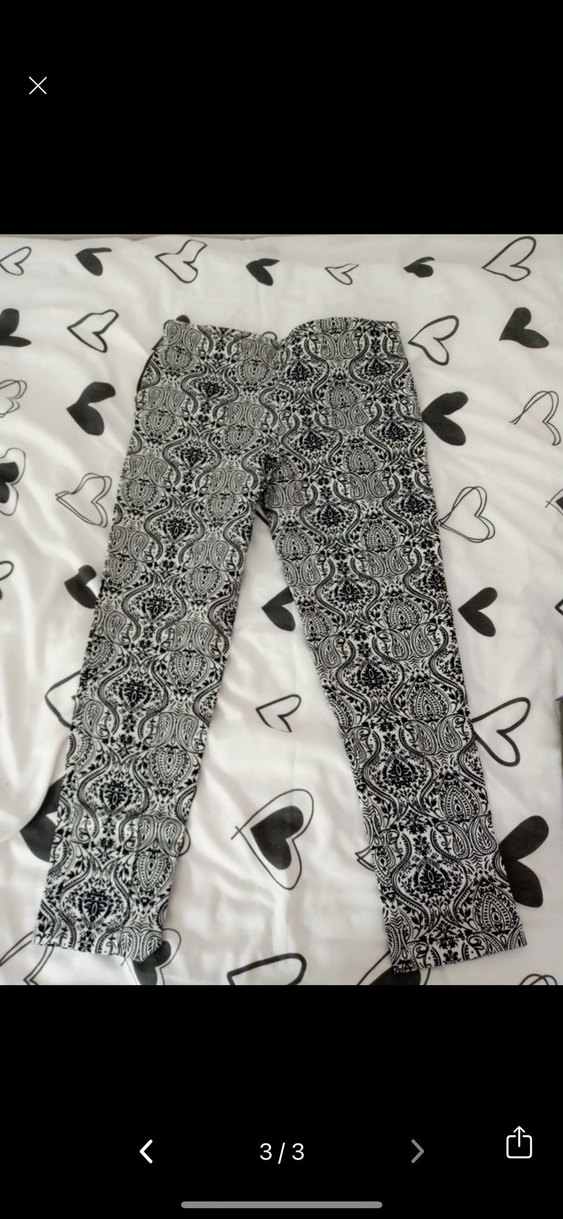 Bohem Desenli  Kumaş Pantolon - Görsel 3