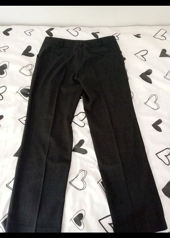 Siyah Kumaş Pantolon - Görsel 3