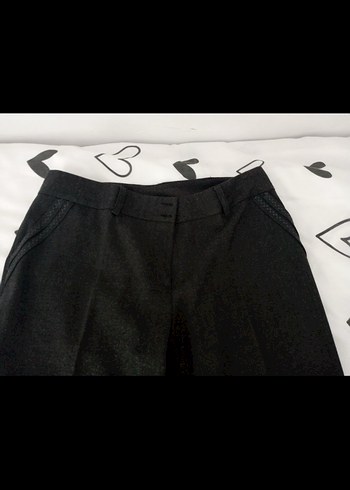 Siyah Kumaş Pantolon - Görsel 4