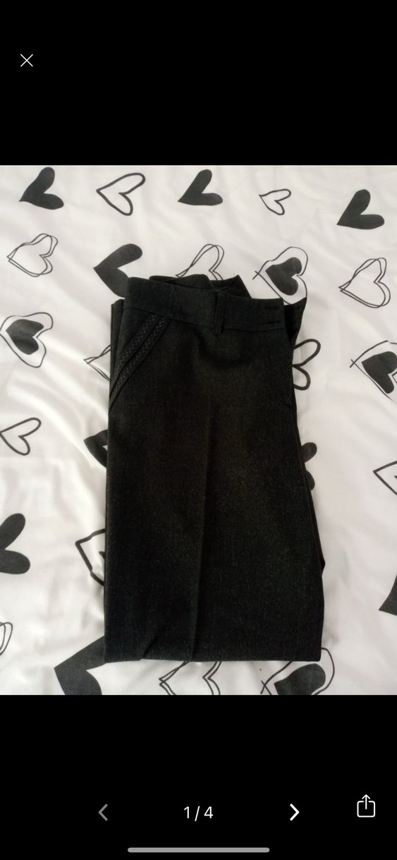 Siyah Kumaş Pantolon - Görsel 2