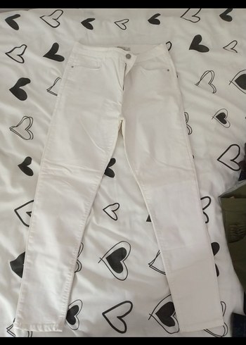 LCWAIKIKI Beyaz Kot Pantolon - Görsel 2