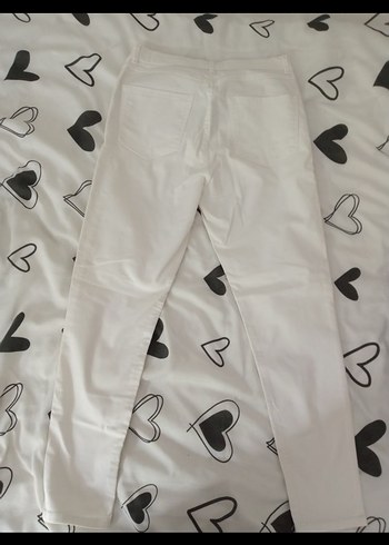 LCWAIKIKI Beyaz Kot Pantolon - Görsel 3