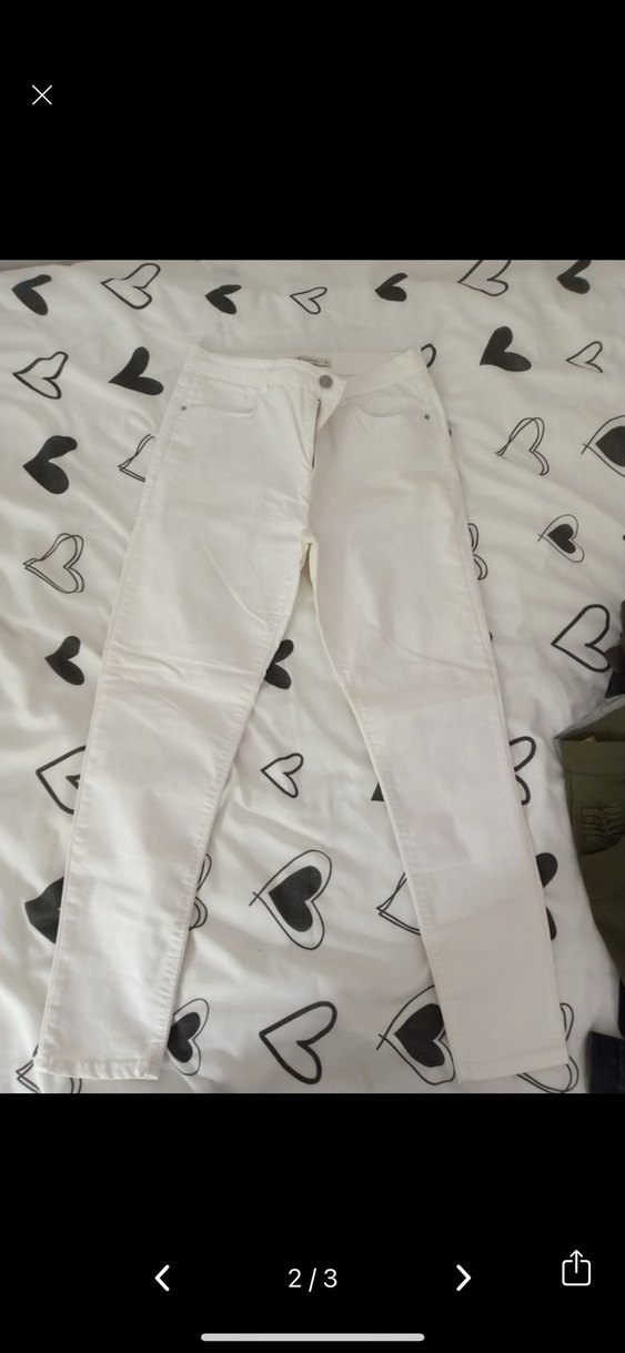 LCWAIKIKI Beyaz Kot Pantolon - Görsel 2