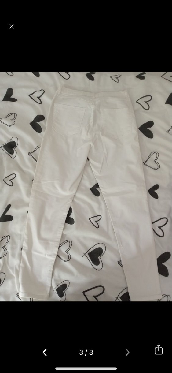 LCWAIKIKI Beyaz Kot Pantolon - Görsel 3