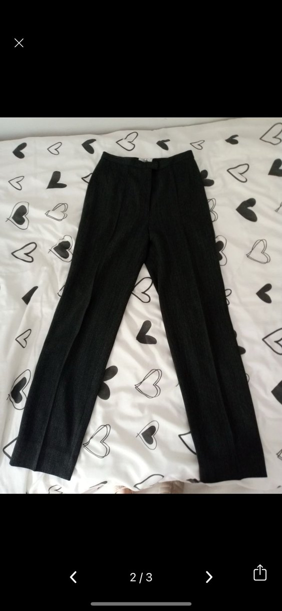 Siyah Kumaş Pantolon - Görsel 2