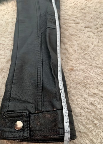 y2k dar deri Biker Ceket - Görsel 6