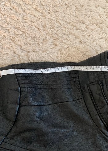 y2k dar deri Biker Ceket - Görsel 7