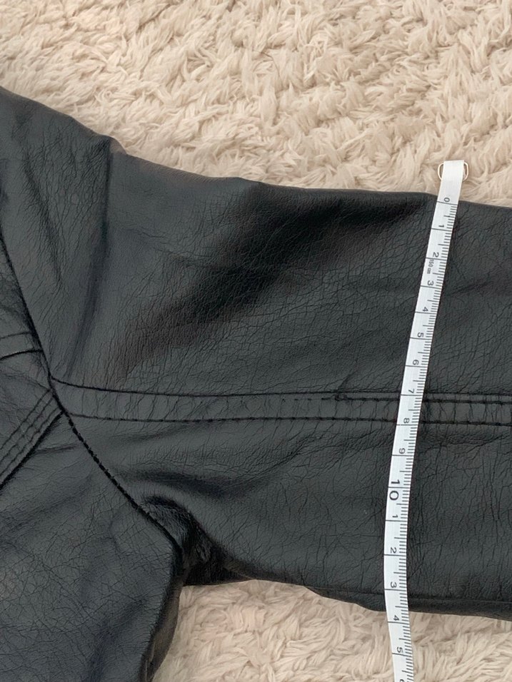 y2k dar deri Biker Ceket - Görsel 5