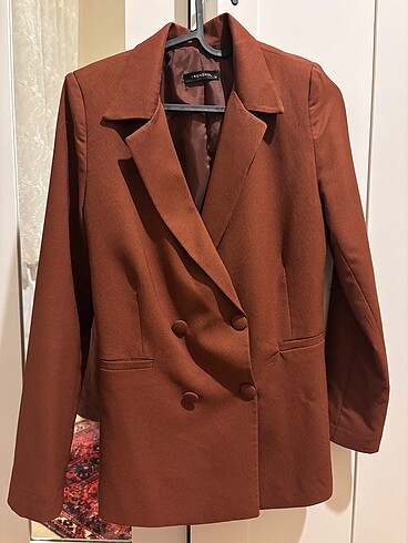 xs Beden Trendyol Milla Kahverengi Blazer