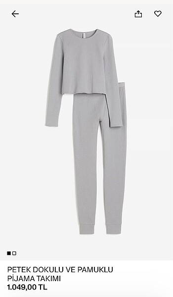 İkili pijama takımı