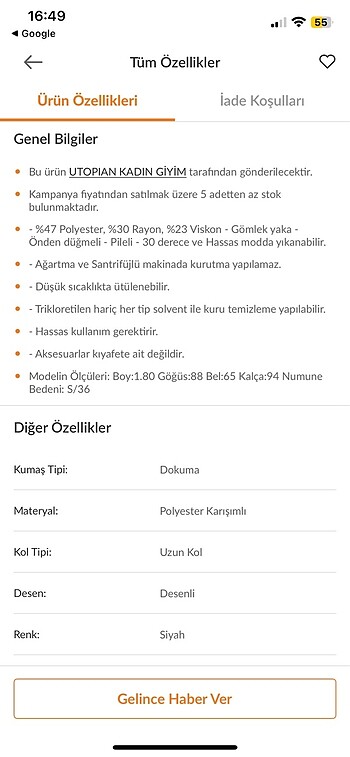 42 Beden kahverengi Renk Utopian marka Şık elbise