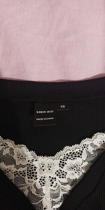 Sheinside Y2k dantelli üst 