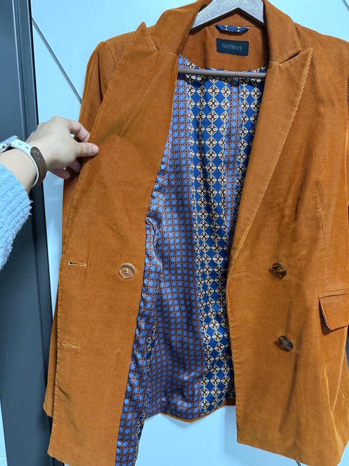 Network Kadife Midi Blazer - Görsel 5