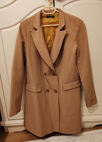 Kadın uzun blazer ceket 